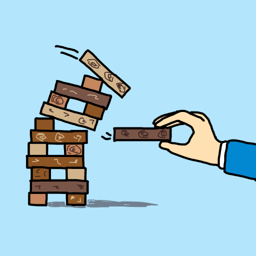 Jenga drawing by monthra