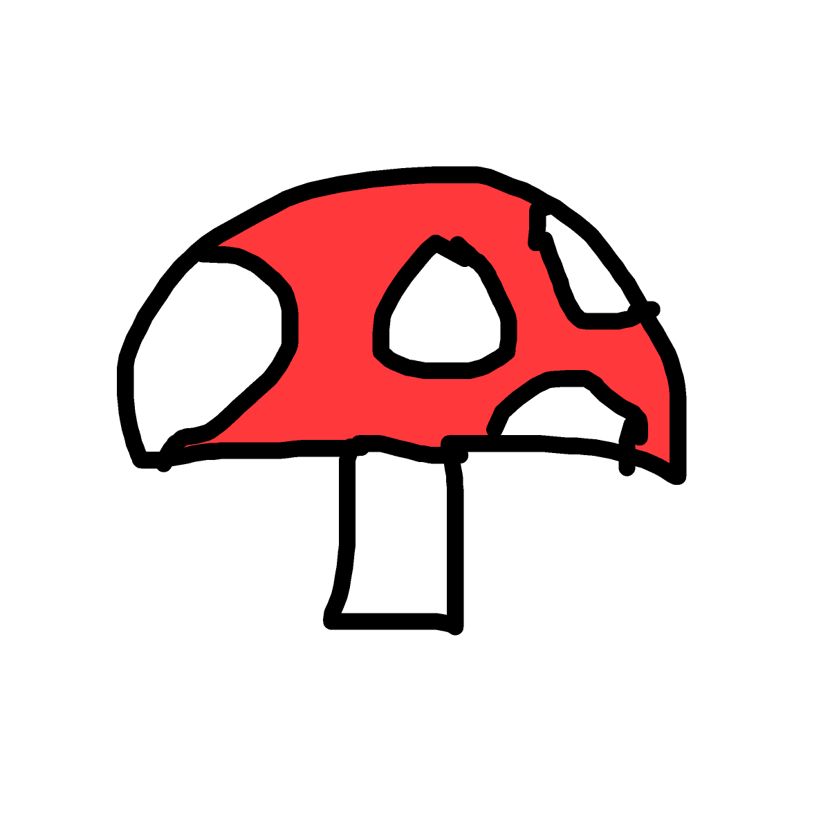Mushroom drawing by misha