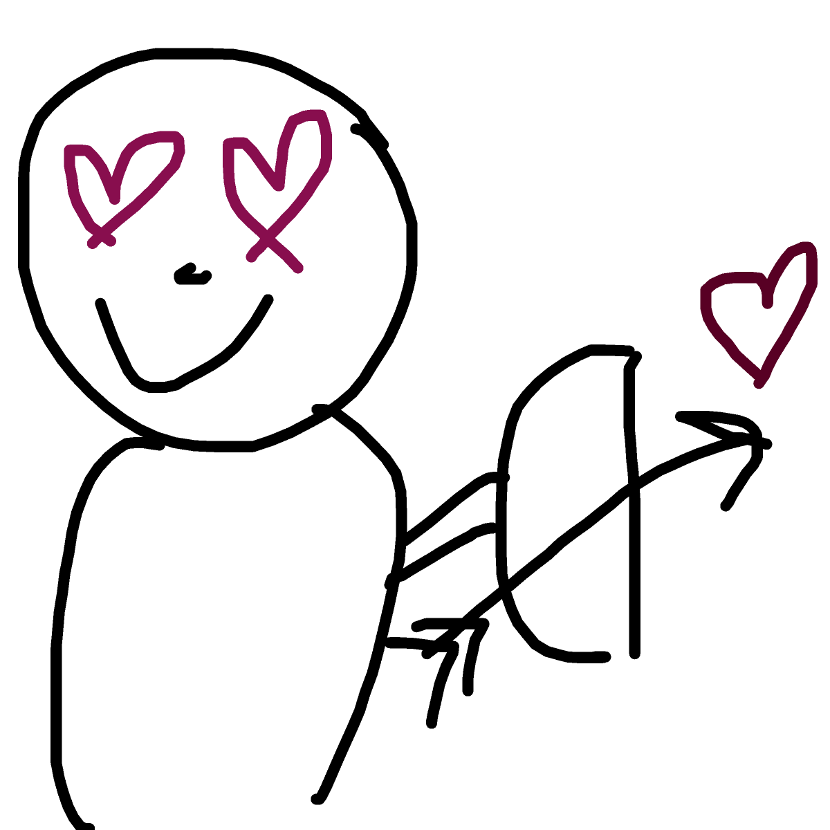 Cupid drawing by tirza