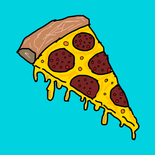 Pizza drawing by dan