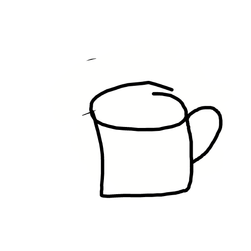 Cup drawing by navy-beta-charm