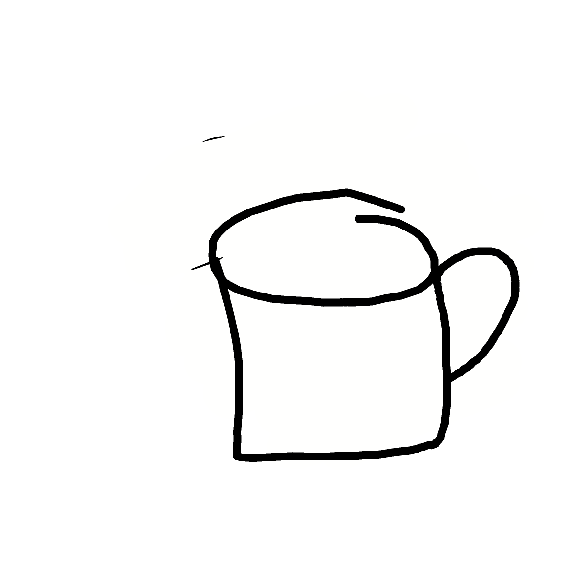 Cup drawing by navy-beta-charm