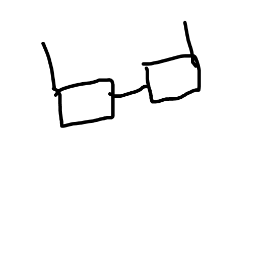 Glasses drawing by reggie