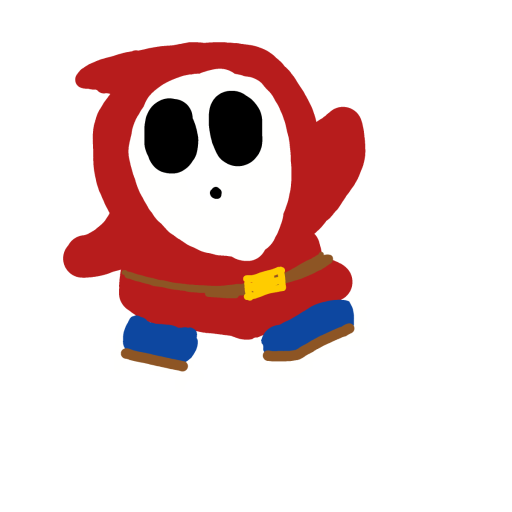 Shy Guy drawing by limanaid