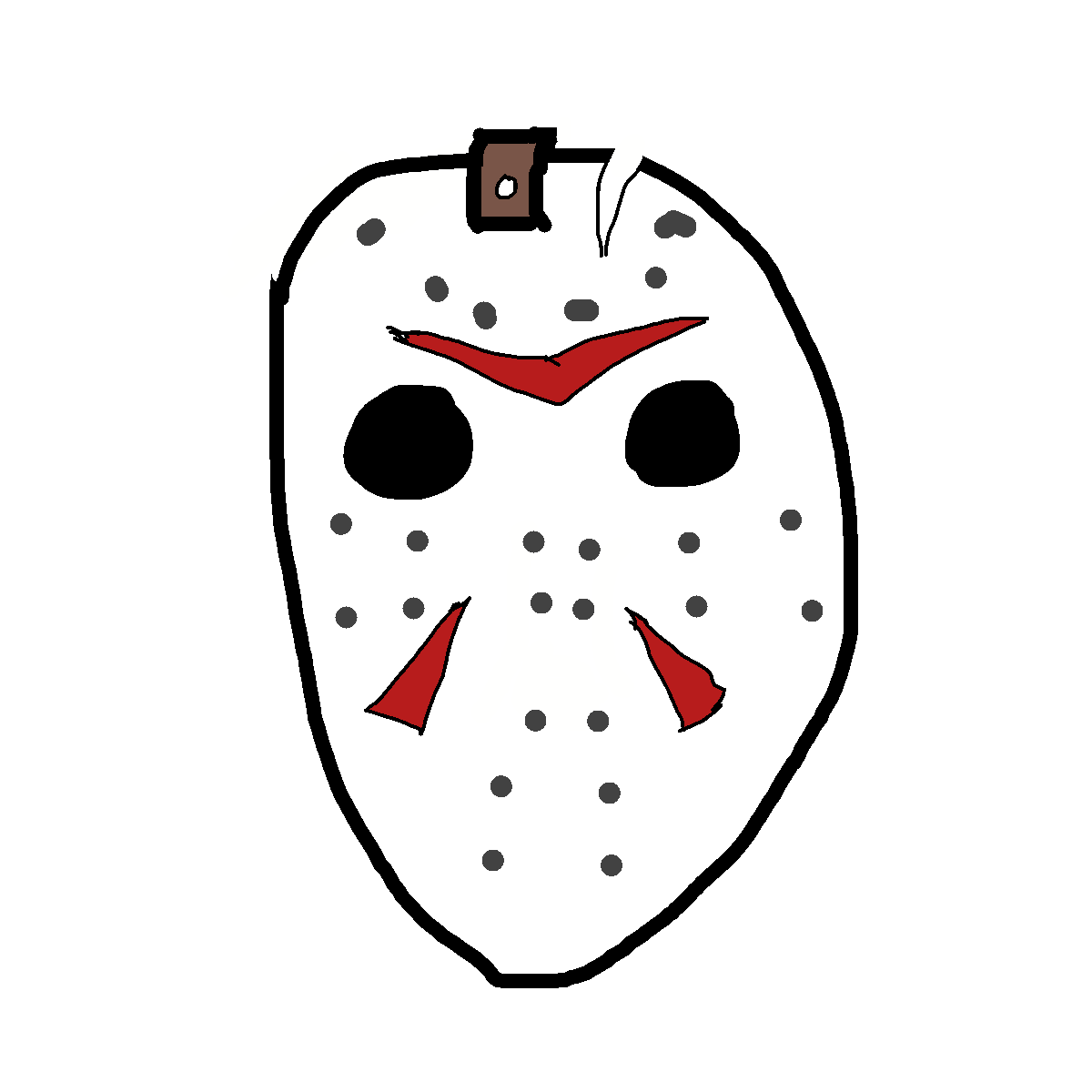 Mask drawing by kyle