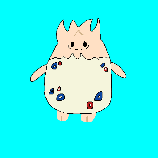 Togepi drawing by pancakes palette