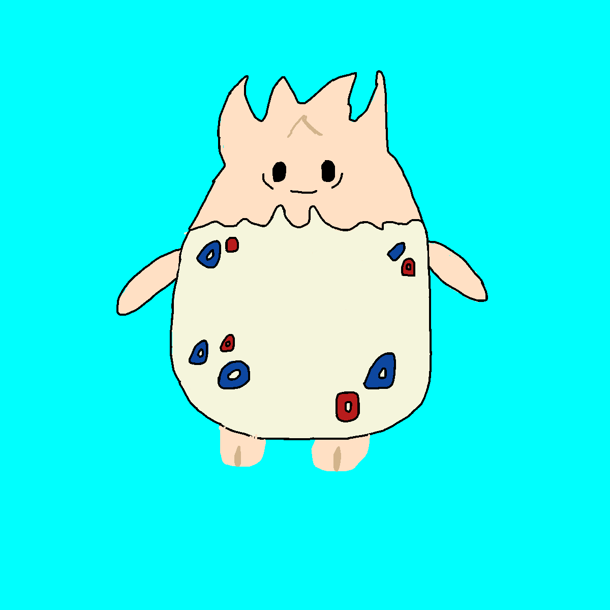 Togepi drawing by pancakes palette