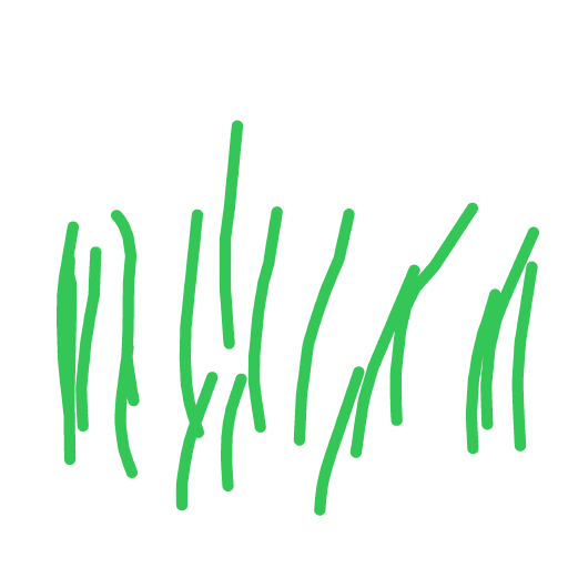 Grass drawing by BbJamminT