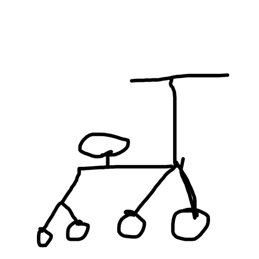 Scooter drawing by alexis