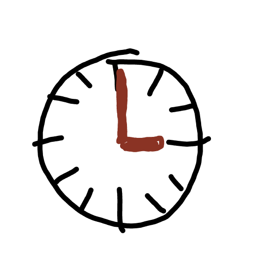 Clock drawing by ishak