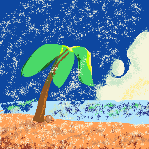 Palm Tree drawing by pearl-aqua-crest