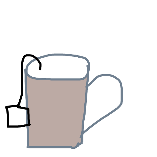 Tea drawing by bia