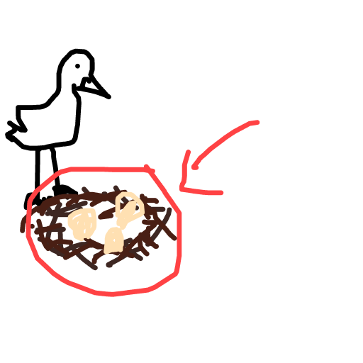 Nest drawing by loddie