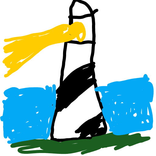 Lighthouse drawing by soft-mint-carve