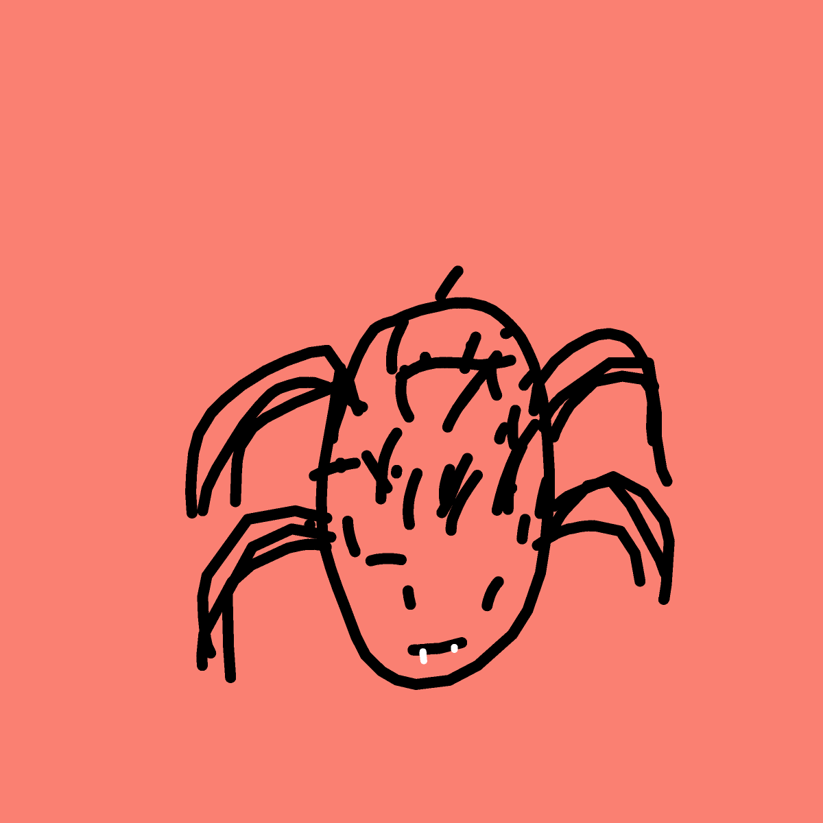 Tarantula drawing by ebony-neat-blade
