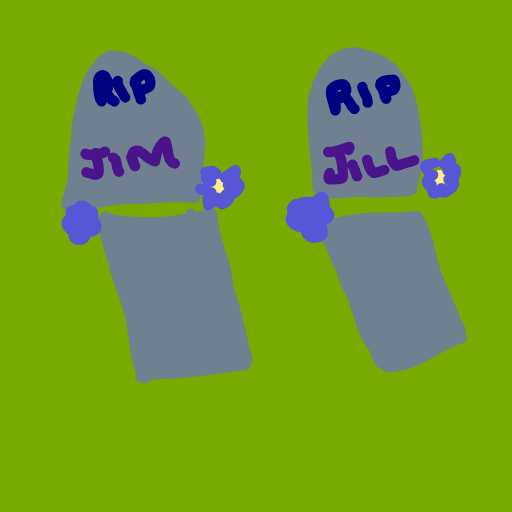 Gravestone drawing by SafiyyaJ