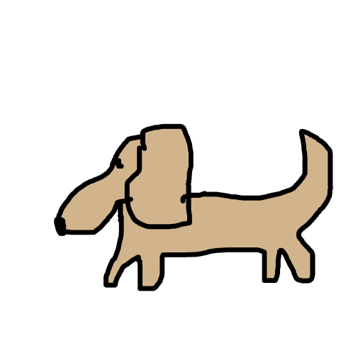 Dog drawing by jopotihnik