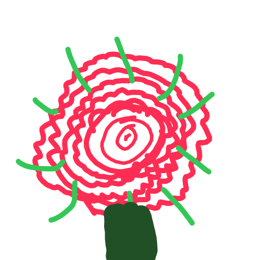 Peony drawing by KevinFaber
