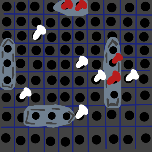 Battleship drawing by monthra