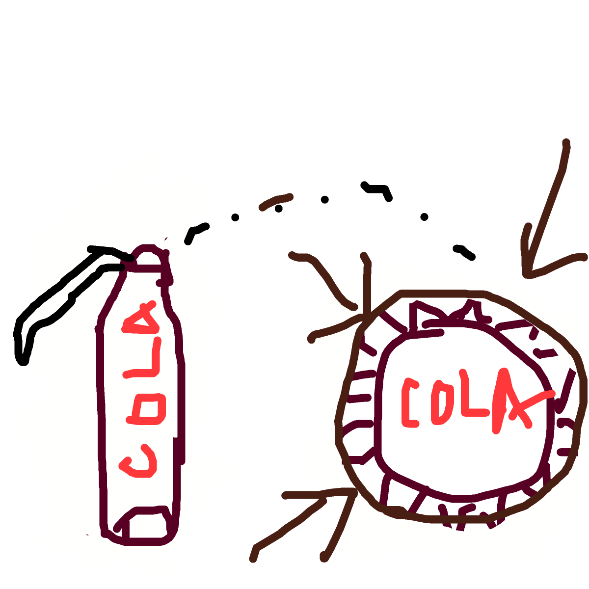 Bottle Cap drawing by dark-clear-force