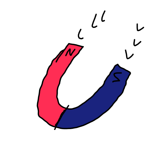 Magnet drawing by Nuss