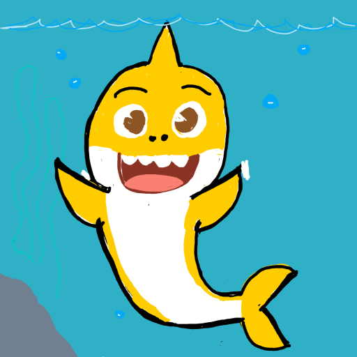Baby Shark drawing by berry-mint-node