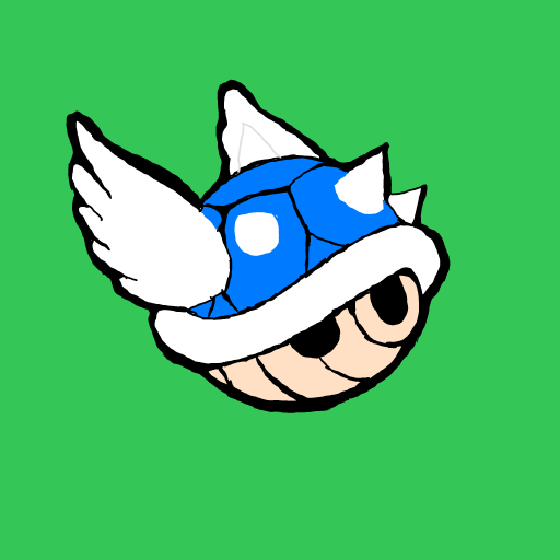 Blue Shell drawing by Guardianoflives