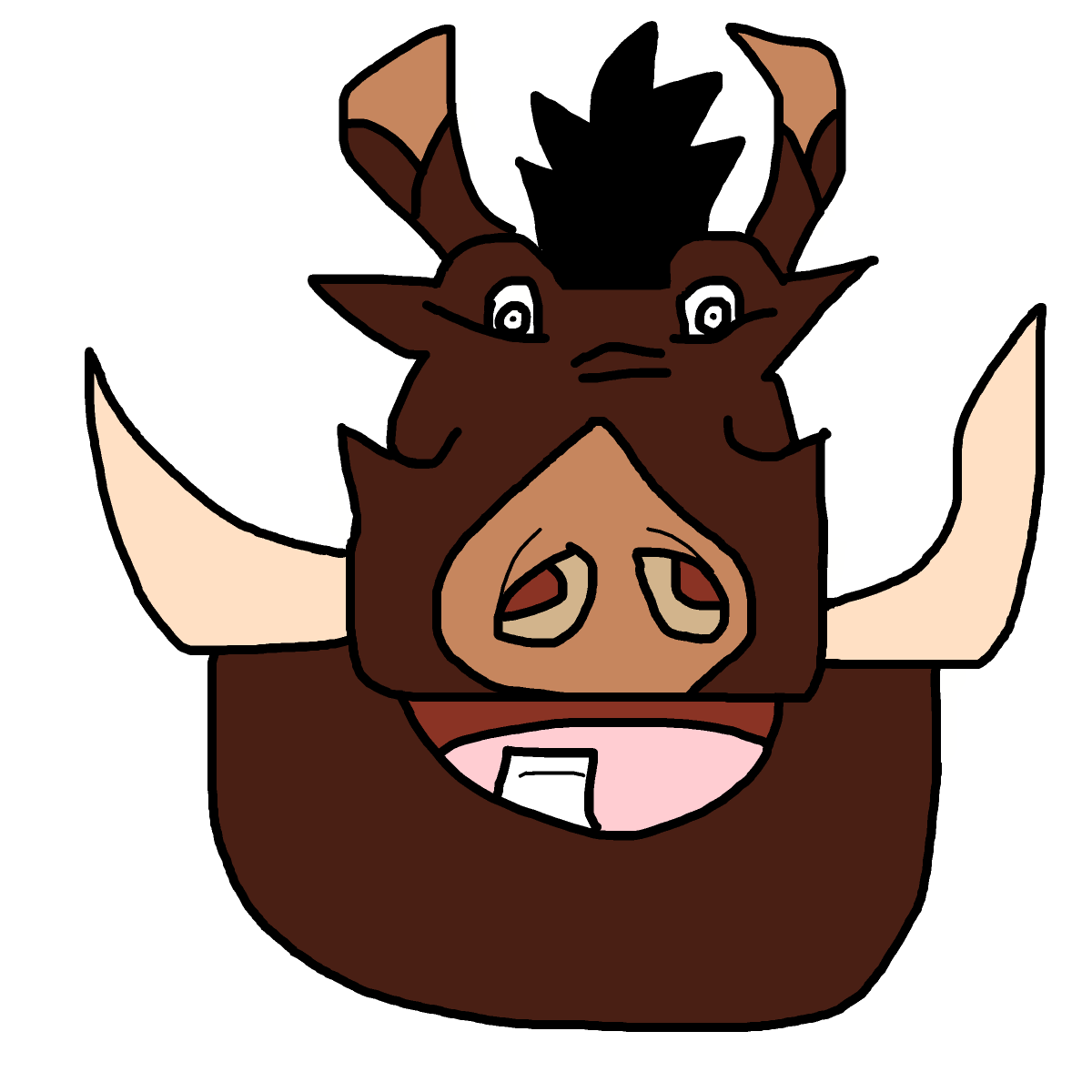 Pumbaa drawing by theduchess