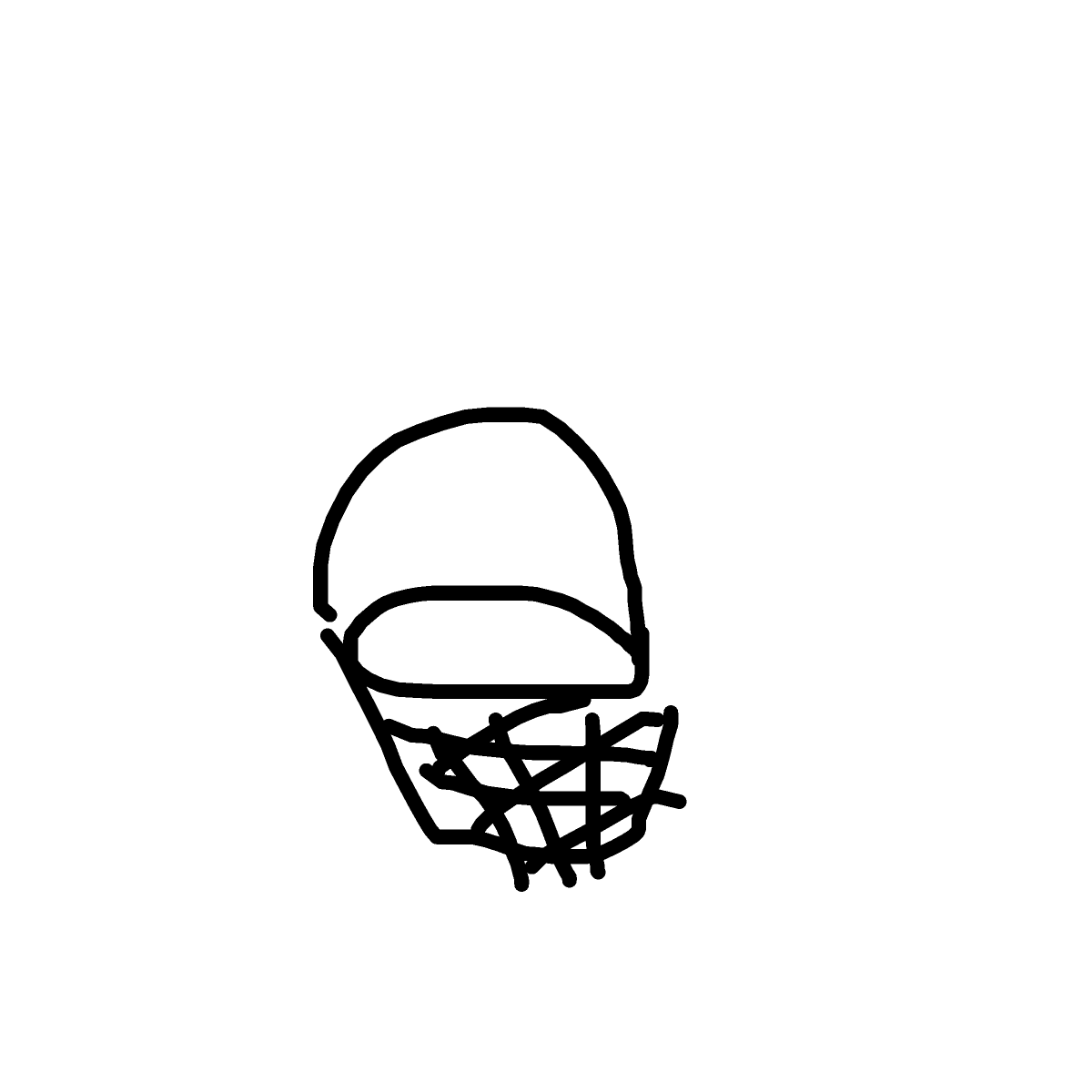 Basket drawing by lili