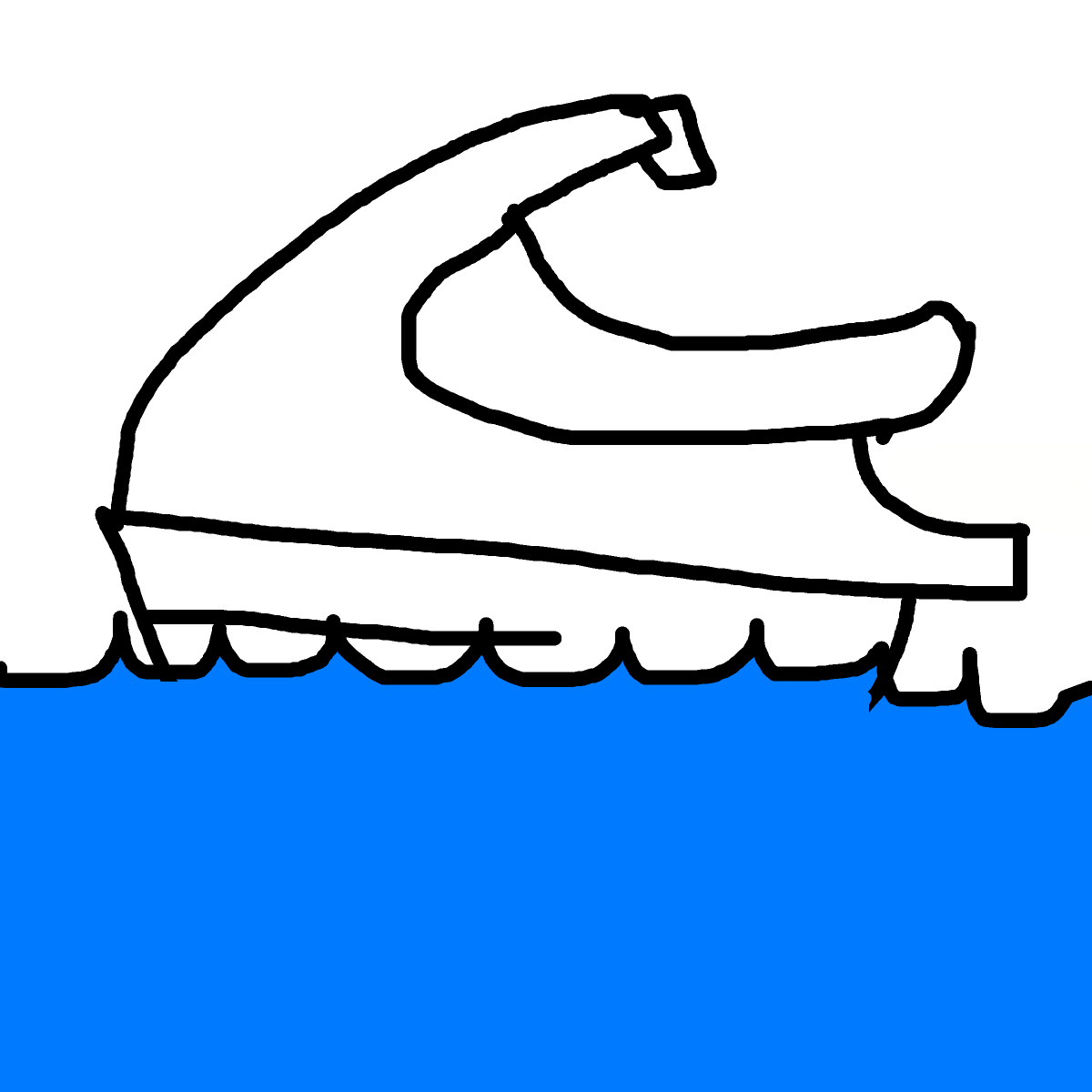 Jet Ski drawing by mikestam195