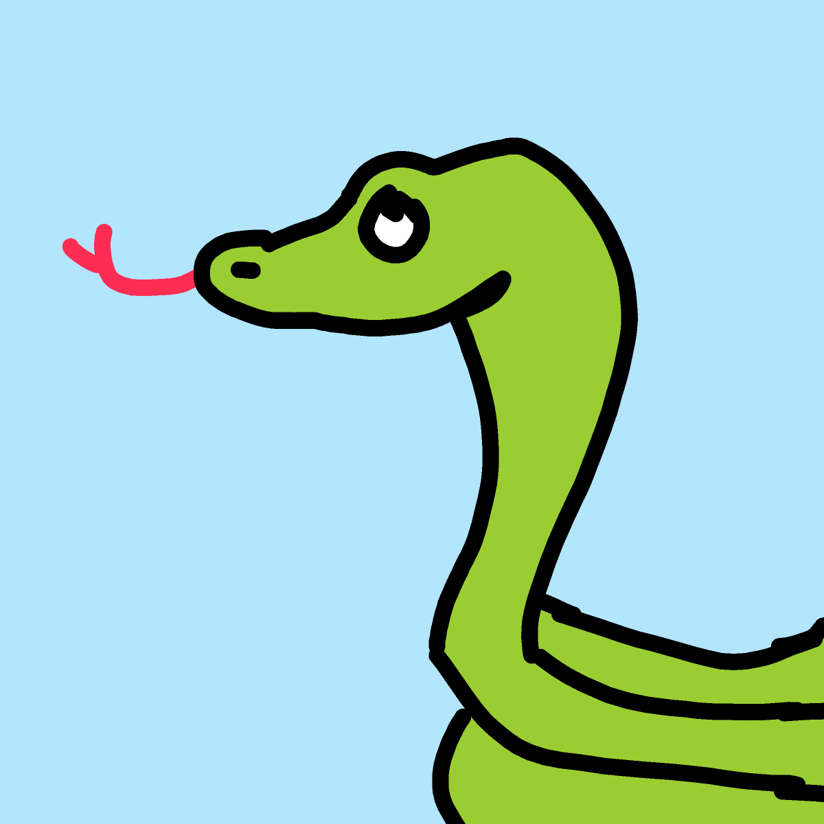 Snake drawing by sonic-bold-major