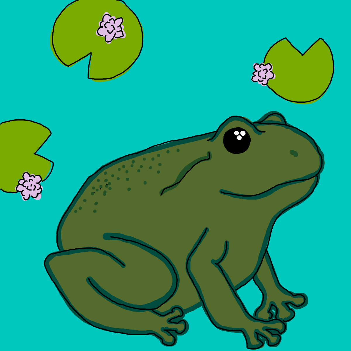 Frog drawing by gamma-coal-wheel