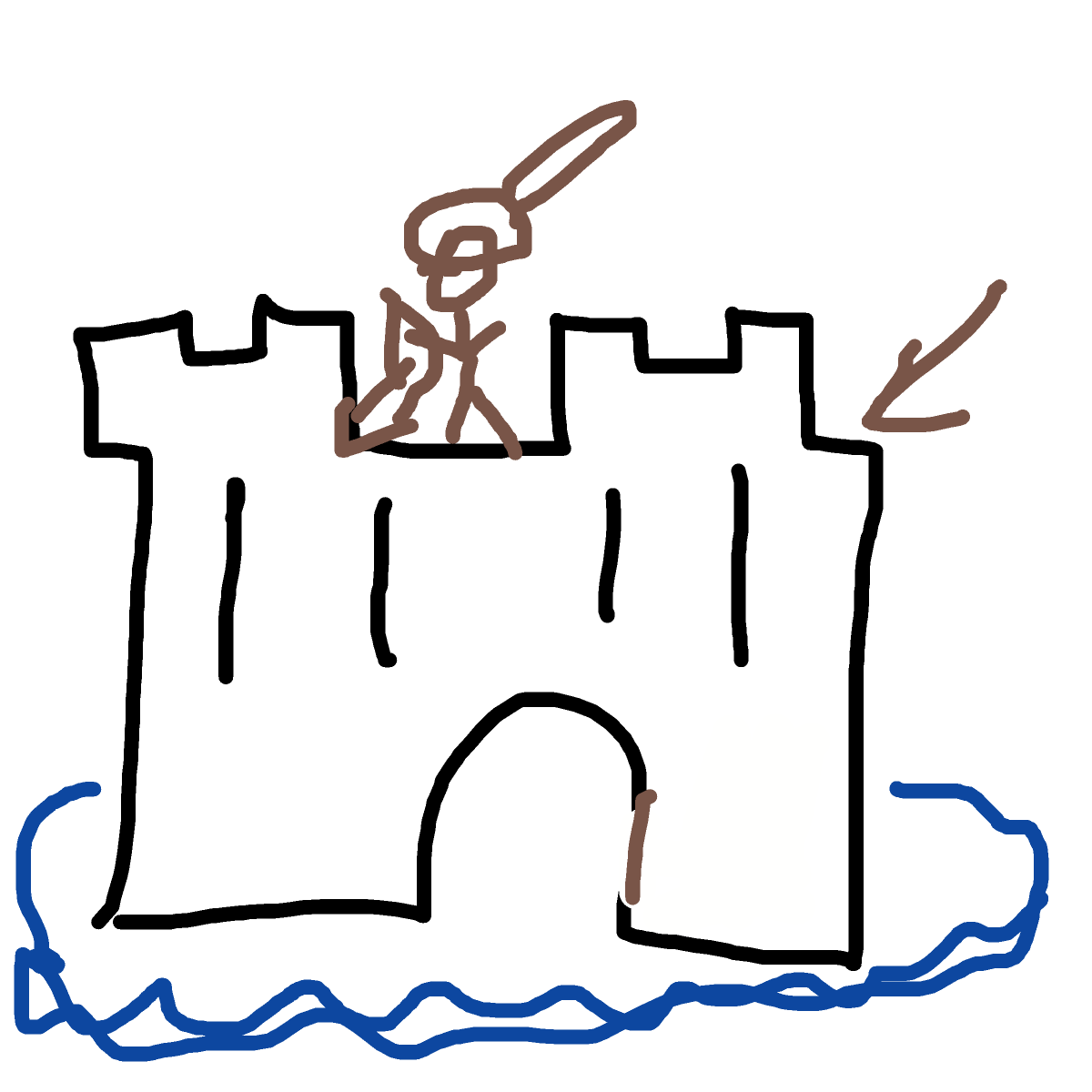 Castle drawing by pearl-jade-heart