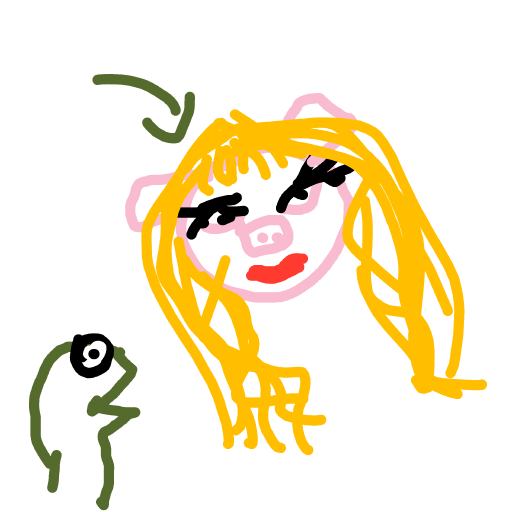 Miss Piggy drawing by Toni27