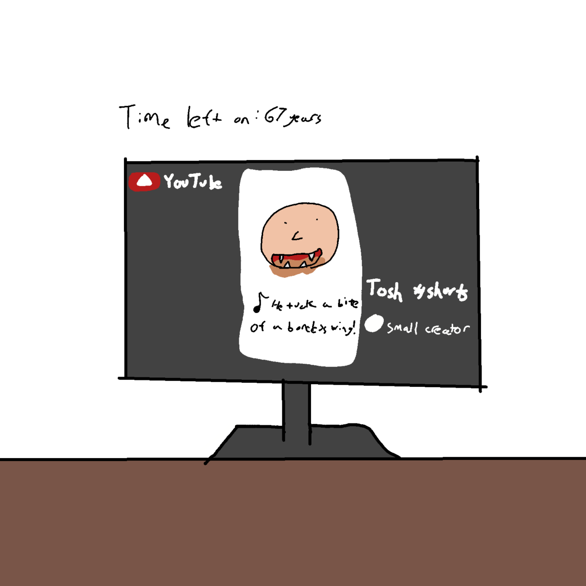 Television drawing by Cwis448