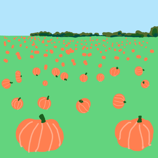 Pumpkin Patch drawing by ninja