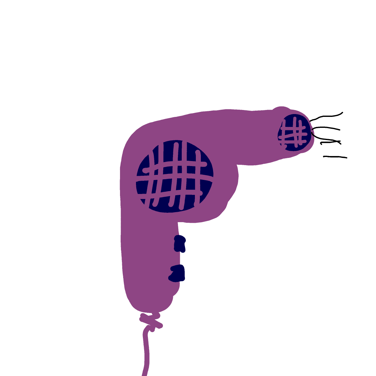 Hair Dryer drawing by Guardianoflives