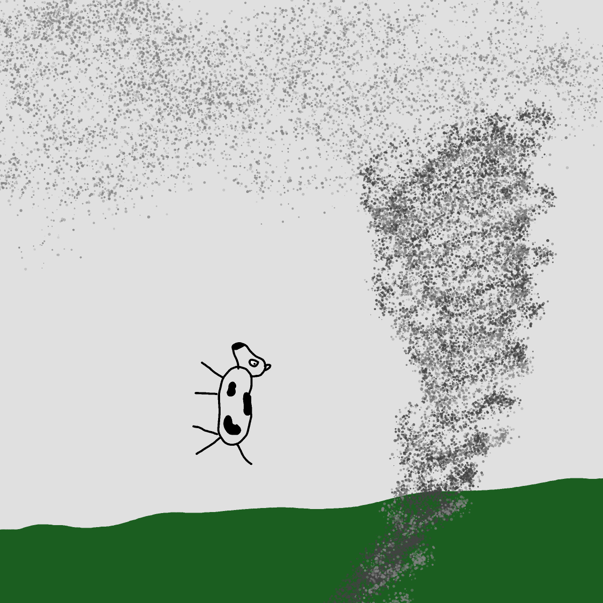 Tornado drawing by Shandi