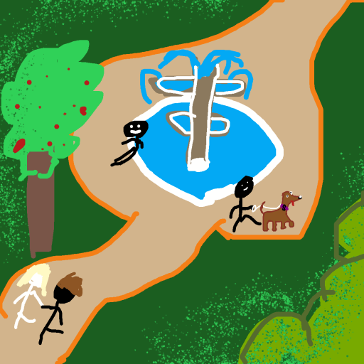 Fountain drawing by el fardoni