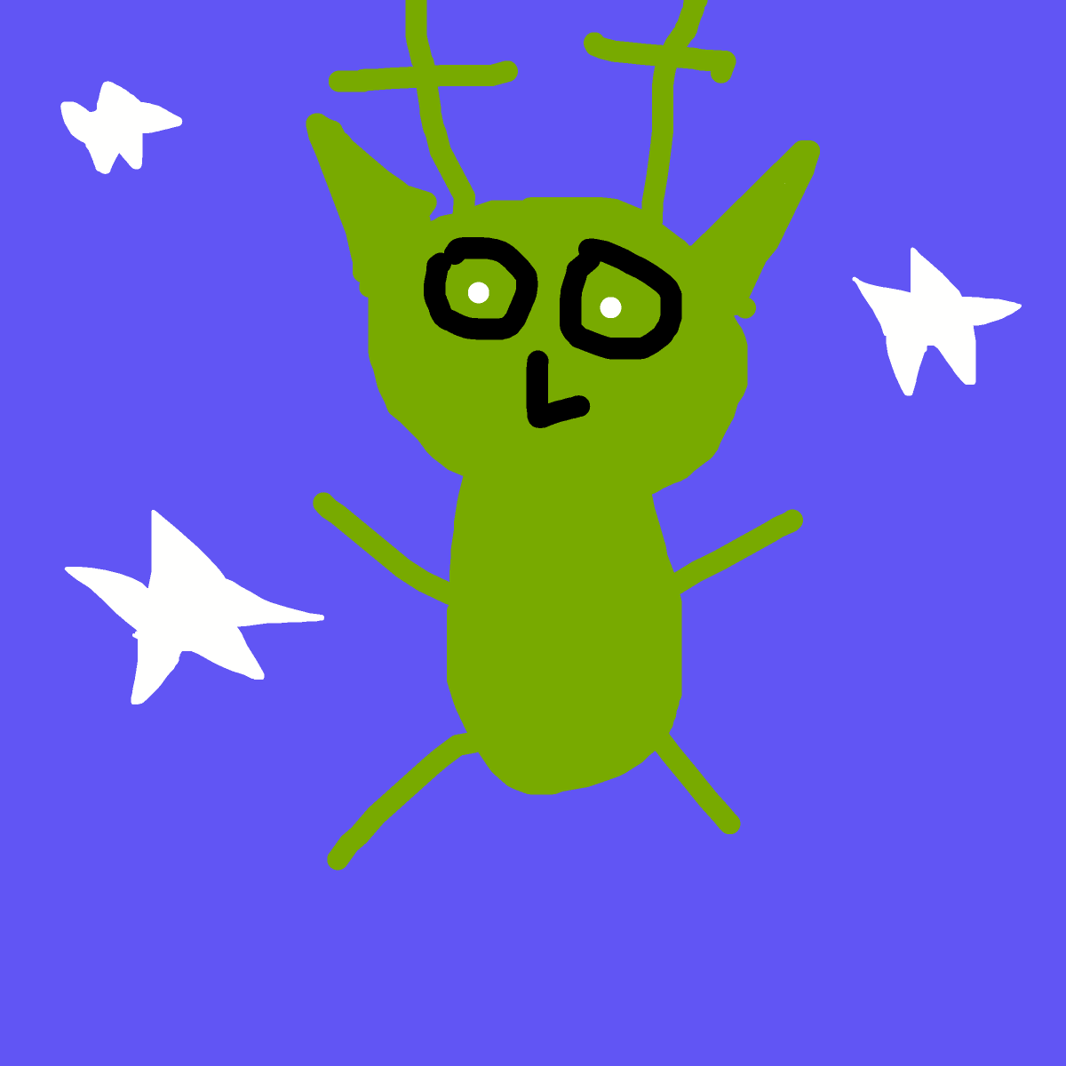 Alien drawing by rose