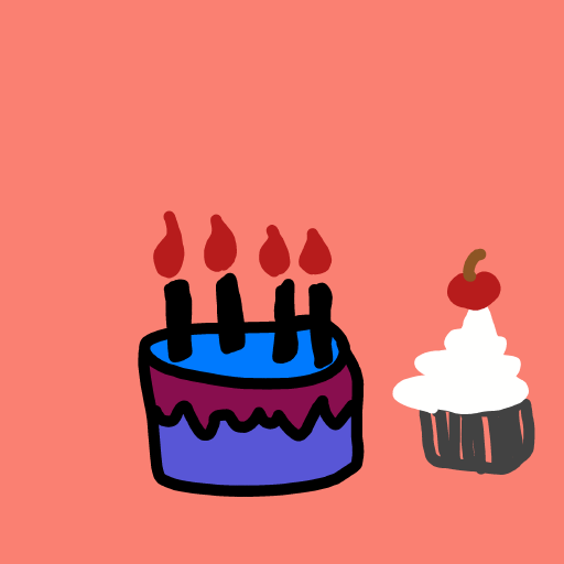 Cupcake drawing by SafiyyaJ