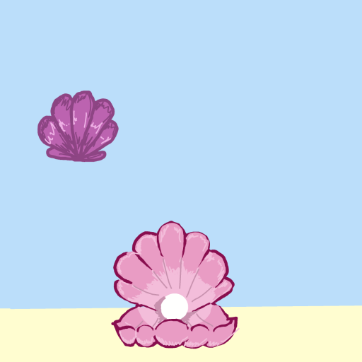 Clam drawing by gummy squirm