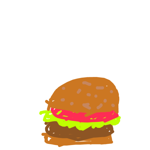 Krabby Patty drawing by Dada