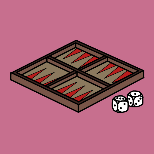 Backgammon drawing by monthra