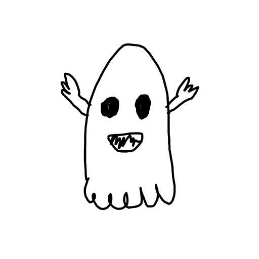 Ghost drawing by sandis
