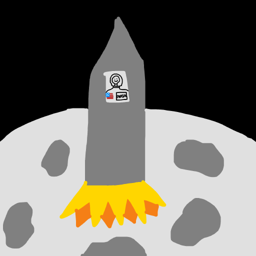 Rocket drawing by ms lady