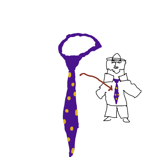 Tie drawing by godor