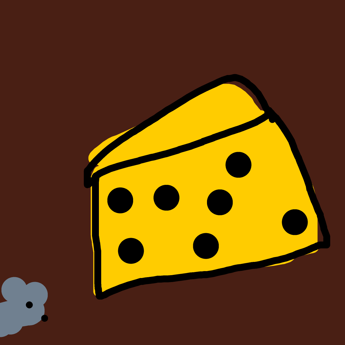 Cheese drawing by dark-clear-force