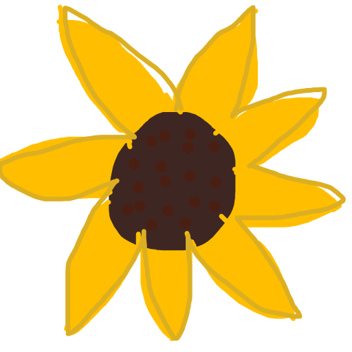 Sunflower drawing by poopy-pants