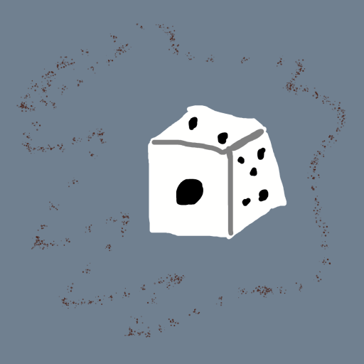 Dice drawing by treehugger0707